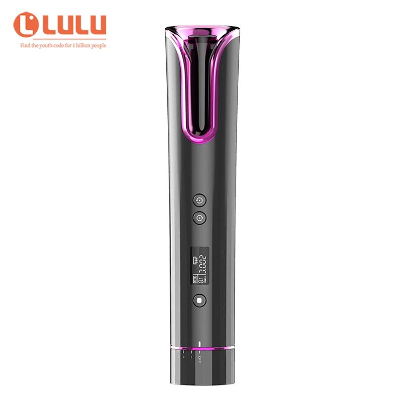 Automatic Designer Curl And Hair Wireless Automatic Usb Rechargeable Lcd Mini Machine Hair Curler