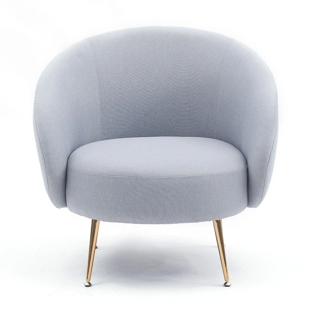 Modern French Style Lounge Leisure Sofa Chair Arm Chair For Hotel Living Room
