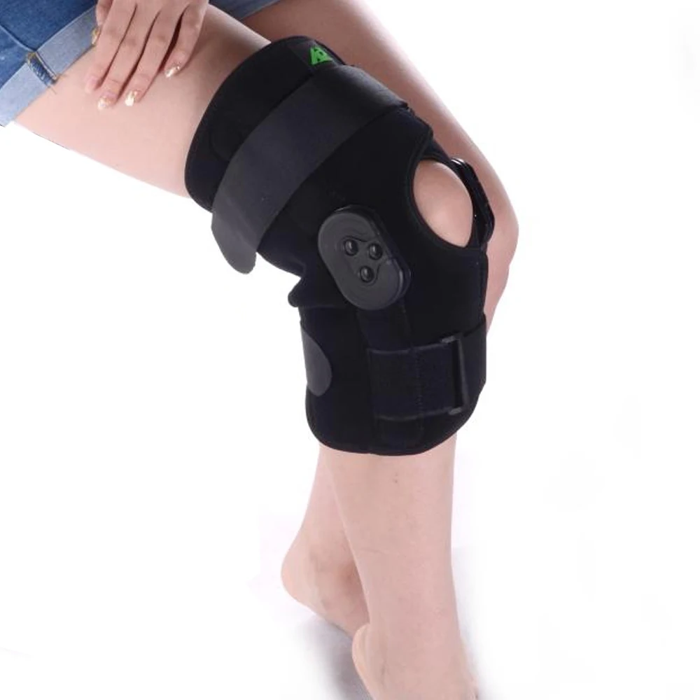 Professional Medicinal Compression Knee Brace Hinged Knee Brace Clip Joint Support Orthosis Orthopedic Knee Brace