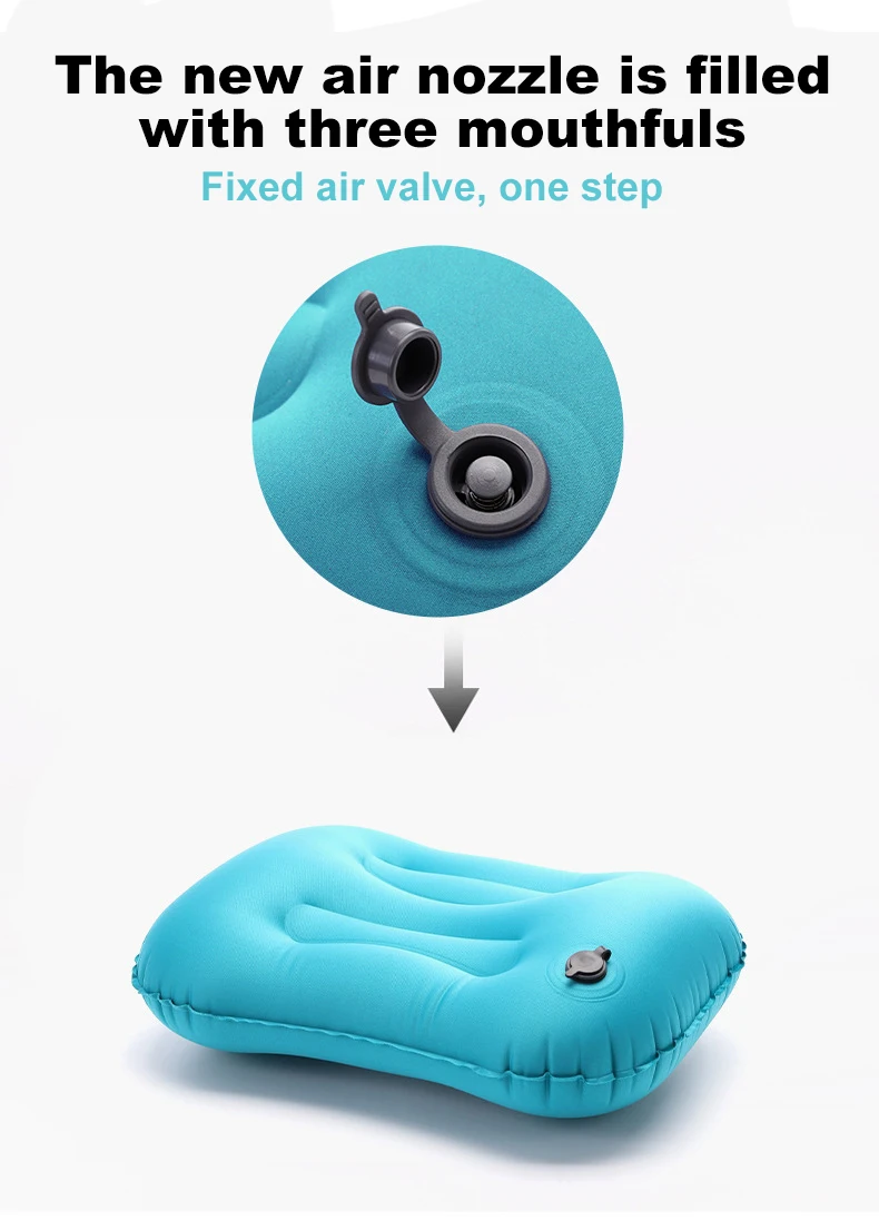Ultralight Camping Pillow Inflatable Air Pillow for Neck Lumber Sleep in Comfort while Camp Backpacking Travel