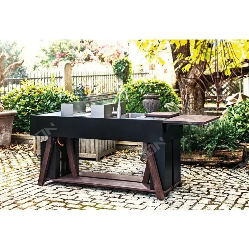 China Manufacturer Stainless Steel Kitchen Cabinet Finish Japanese Style Kitchen Cabinet Modern Custom Kitchen