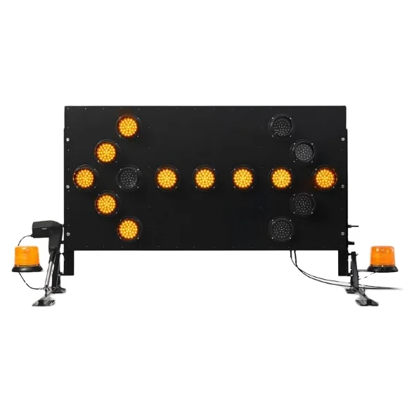 Power Driven Rotatable Traffic Guidance LED High Brightness Amber Lights Arrow Board