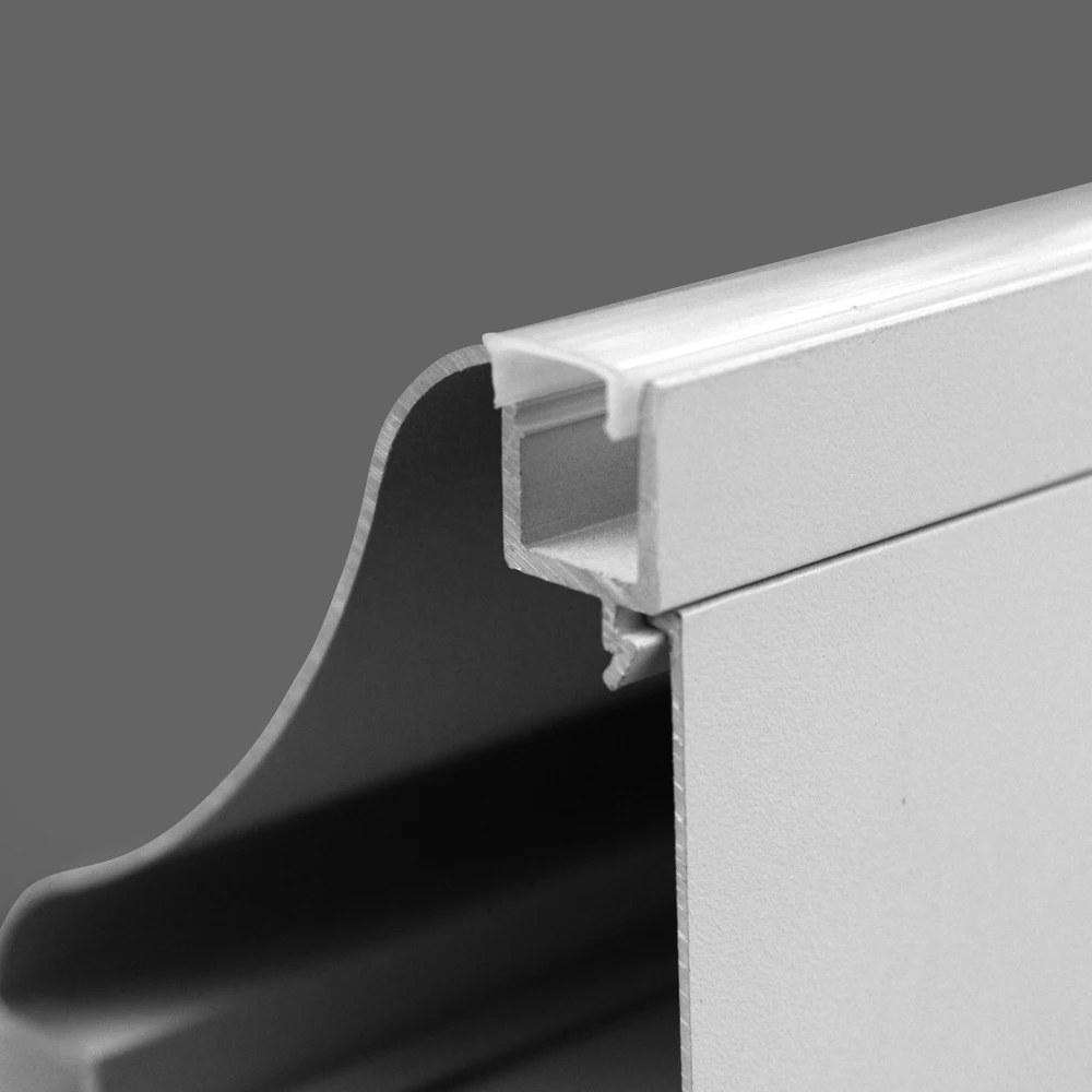 Best Selling Frame Custom Extrusion Hand Rail Aluminum Led Baseboard Profile