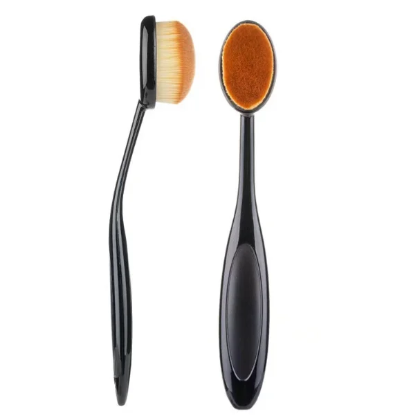 Wholesale Price Black Oval Toothbrush Makeup Brush