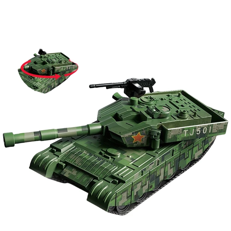 Best Price vehicle main battle tanks bricks set 4D camouflage tank building set main battle tank model educational building toy