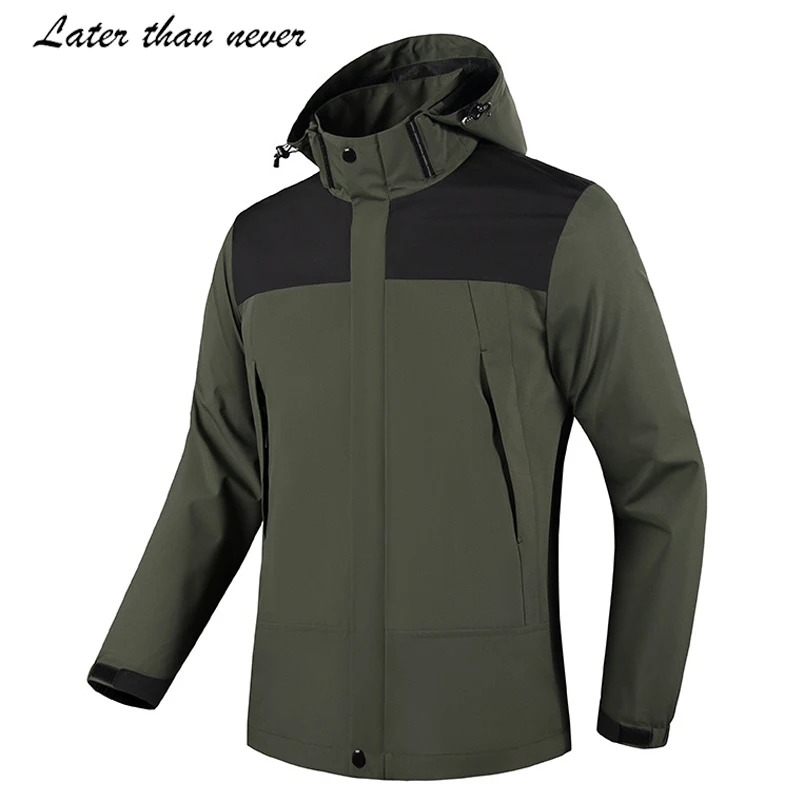 OEM Custom Order Sports Hiking Outdoor Jacket Running Windproof Patchwork Windbreaker Jacket For Men