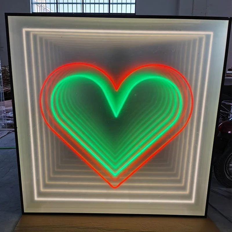 Dropshipping Fast dispatch 3D Mirror Multi-Layer Neon Abyss Mirror Neon