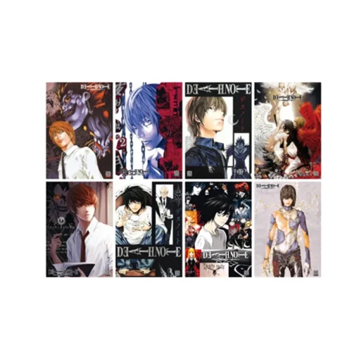 8PCS PER SET Death Note Cartoon Posters Anime Paper Decorative Wall Poster