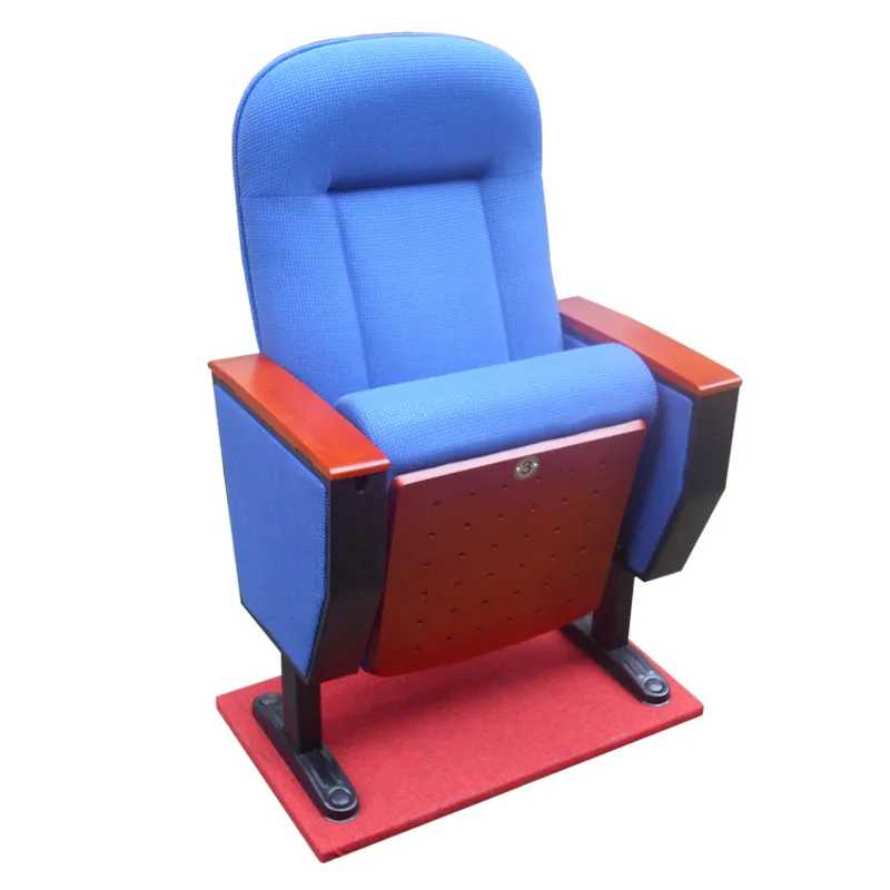 JY-605M Wooden Folding Theater Auditorium Hall Chair Modern Church Chairs Cinema