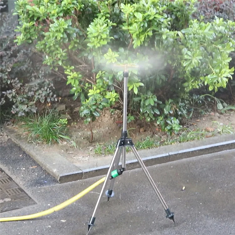 1/2 Inch Brass 3 Arm Rotating Sprinkler Automatic Farm Garden Lawn Irrigation Sprinkler