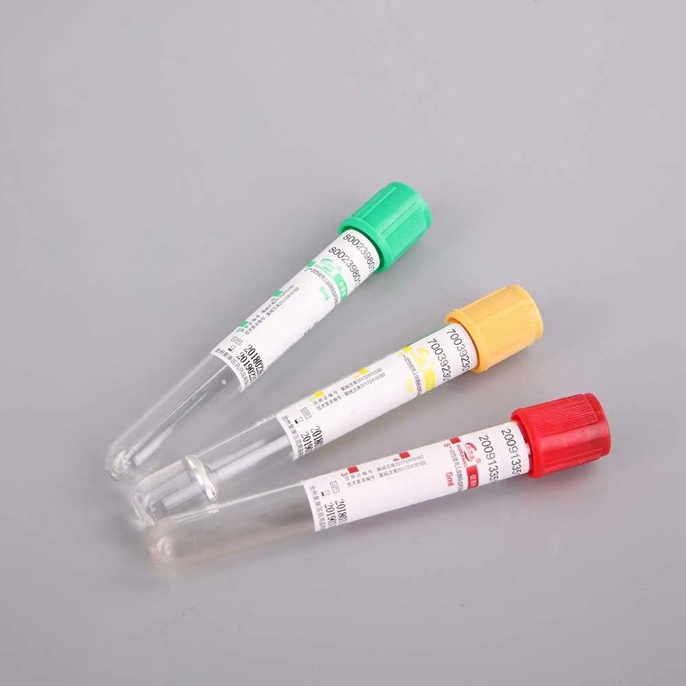High Quality Medical Disposable Sterile Edta Glass Sample Vacuum Blood Collection Tube 5ML