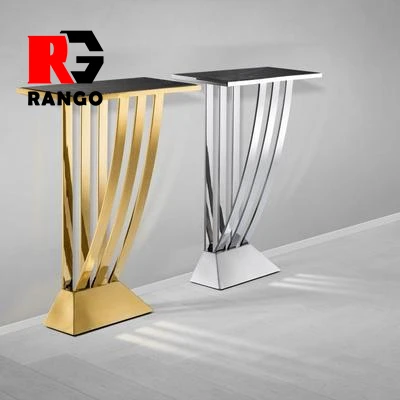Luxury modern living room sets coffee gold enter console table side sofa table