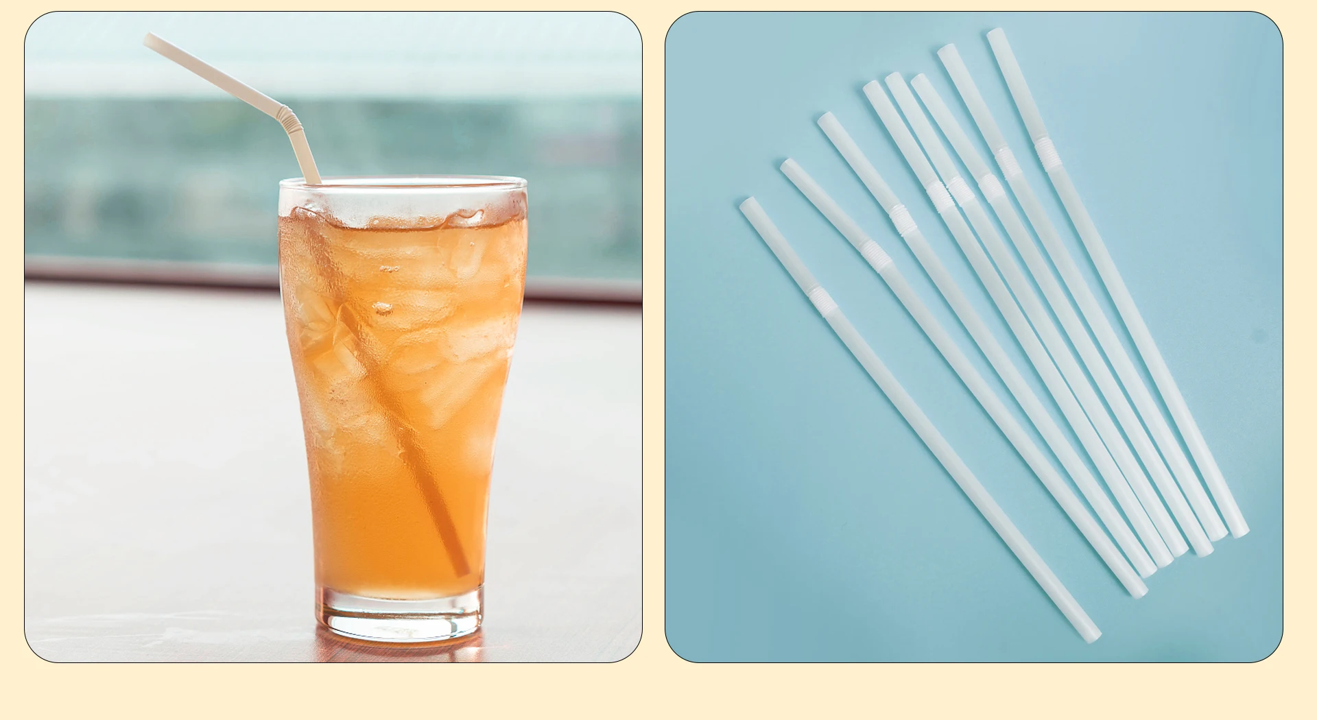 Biodegradable color pla paper bendable for straw colored drinking bubble tea clear plastic straw