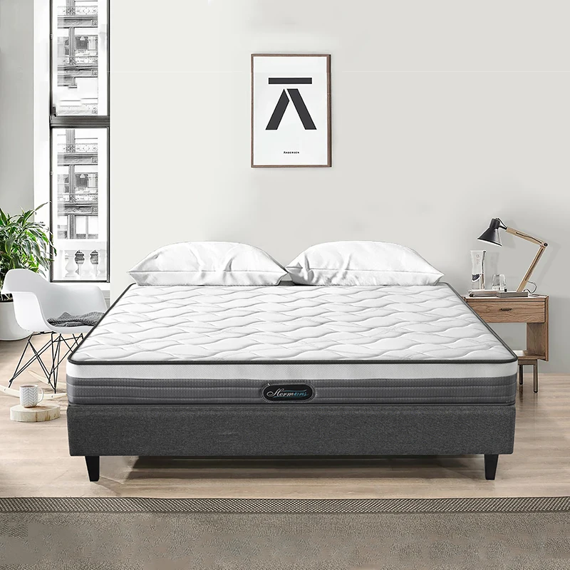 Pocket Spring Tight Top Mattress with High Density Foam in Rolled Up Package