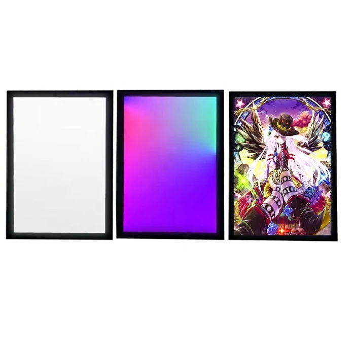 Advertising Wall Mount 27x40 Black Aluminum LED Light Box Cinema Movie Poster Frame