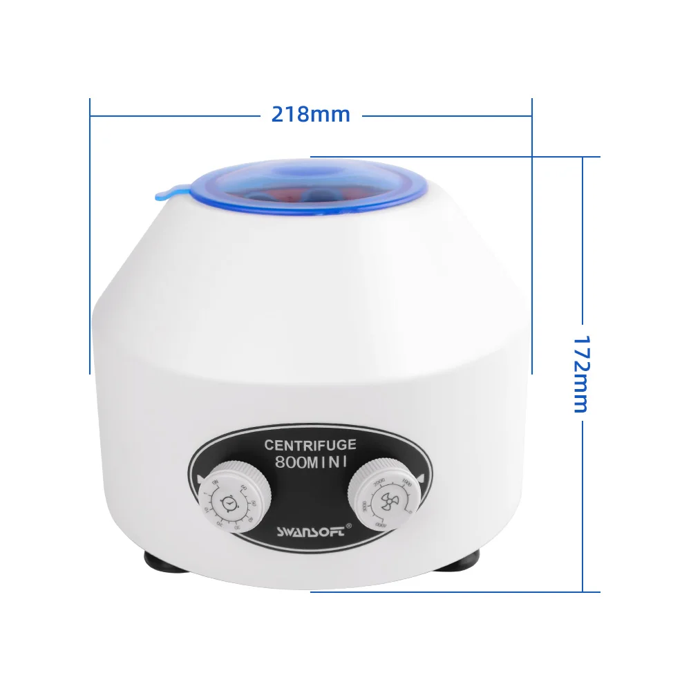 Swansoft Manufacturer Provides Milk White 4000rpm  Prp Micro Laboratory Centrifuge Machine