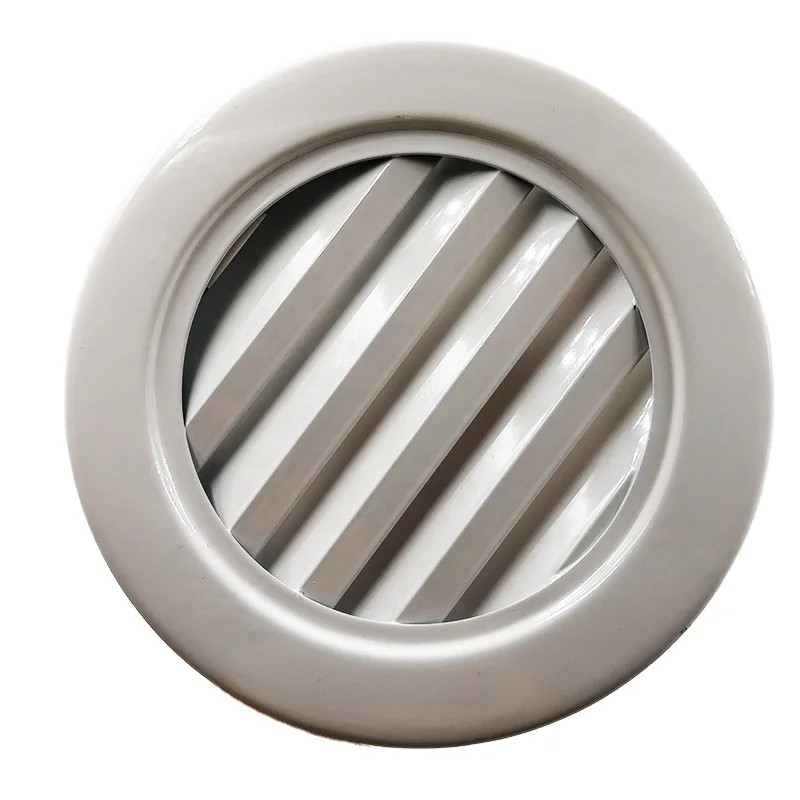 Air Duct Aluminum Alloy Grille Round Ventilation Ceiling Diffuser air Vent Louver Grille Cover