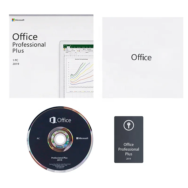 Microsoft Office Professional Plus 2019 Retail Box Lifetime for PC office pro plus 2019