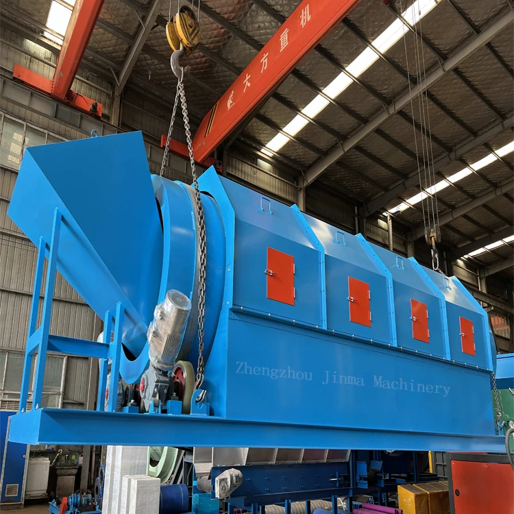 Separator sorting domestic garbage drum screen sawdust sieving machine rotary drum screen