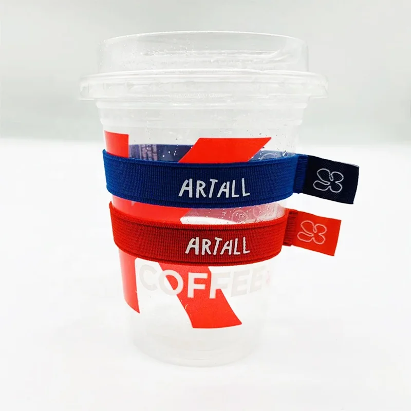 Эластичная лента из полиэстера с принтом 15 мм