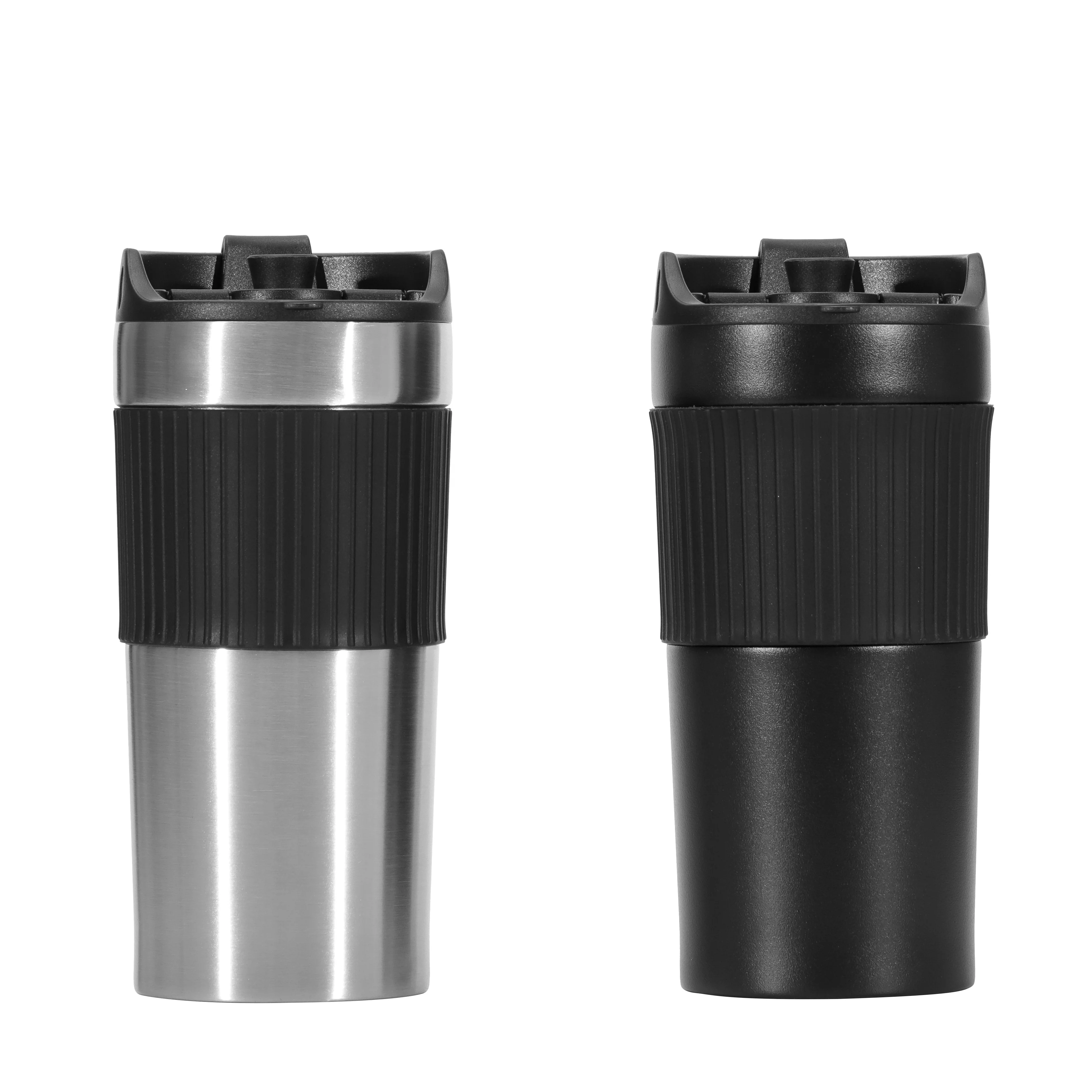 Stainless Steel Travel Press Double wall Insulated  Stainless Steel Travel Coffee and Tea Press mug