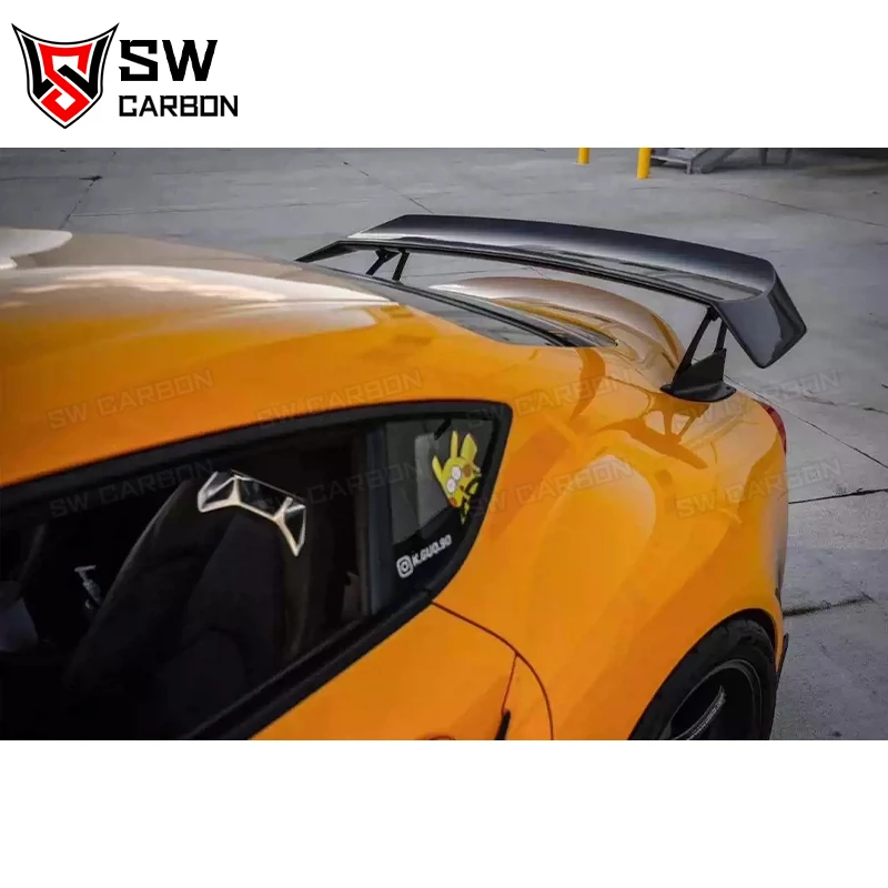 Supra A90 Carbon Fiber Vol Style Rear Wing Rear Trunk Splitter Rear Spoiler Body Kit for Toyota Supra GR MK5 A91 A90  2019+