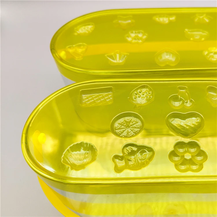 Custom Plastic Cylinder Tube With Lids Packaging Box Clear PVC Toy Coin Hexagon Cylinder