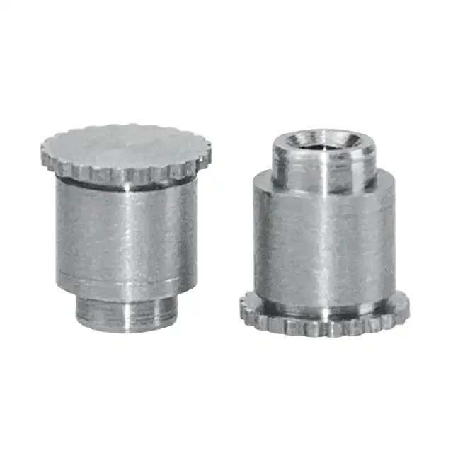6# 8# M3 M4 M5 M6 half all threaded carbon stainless steel aluminum single pass round flat head knurled self clinching standoff