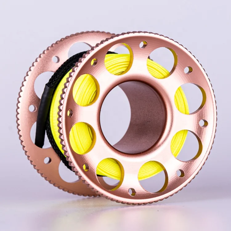 Water Sport Equipment Aluminum Alloy Scuba Diving Spool Reel
