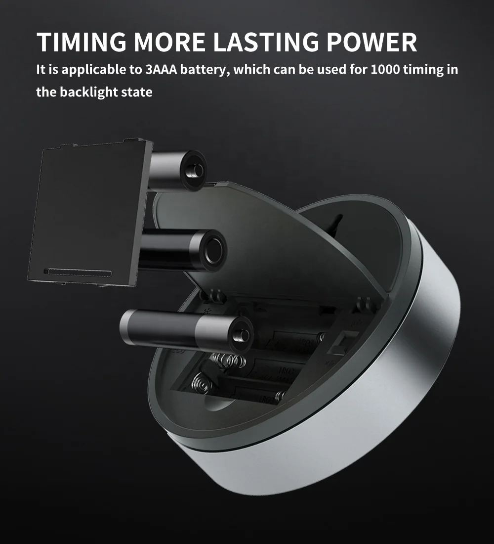 newest universal digital nordic timer run time test 12 times rechargeable kitchen led twist setting usb kitchen timer