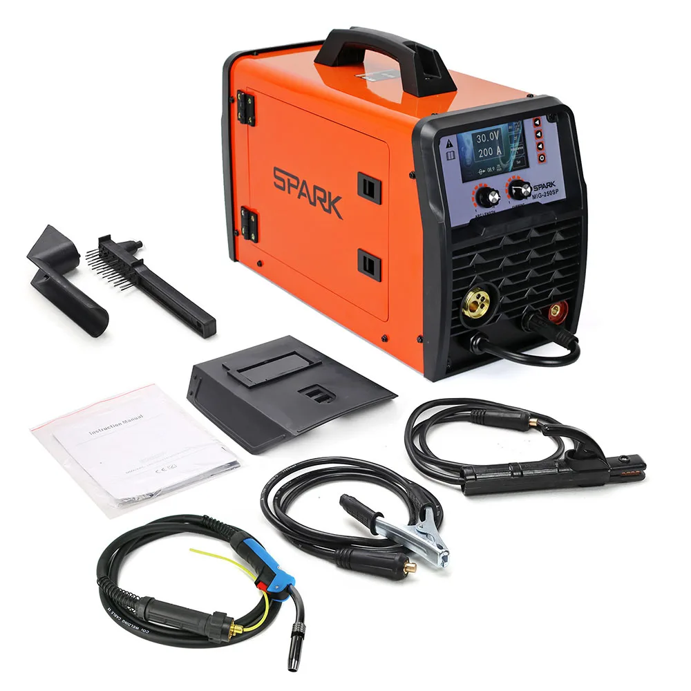 SPARK MIG-250  Double pulse Aluminum welding machine with LED DISPLAY