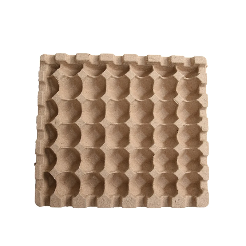 Recycled 10 30 Holes Colored Paper Egg Tray Pulp Packing Box For Chicken Egg