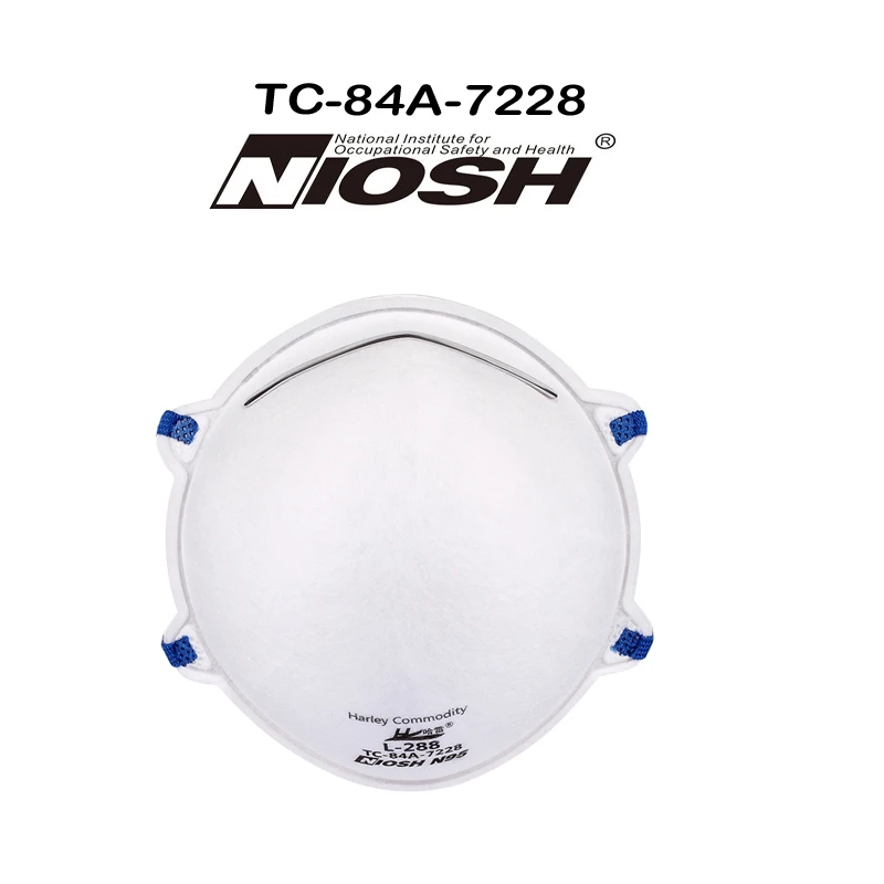 Harley L-288 NOISH N95 Approval Cup Mask Personal Protective Equipment Safety Respirator with High Filtration Filter