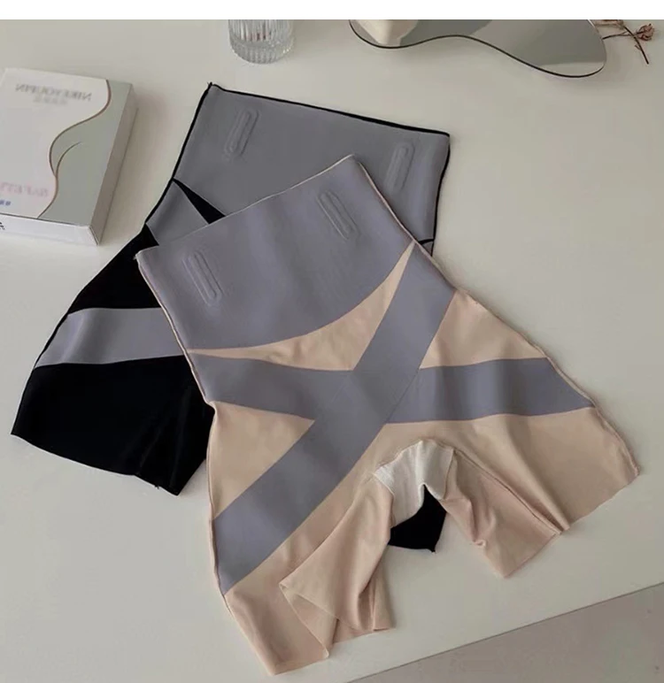 Butt Lifter Shapewear Flat Belly Panties Trainer Seamless Shorts Women Cross Body Shaping Sports Boxers Slimming Safety Pants