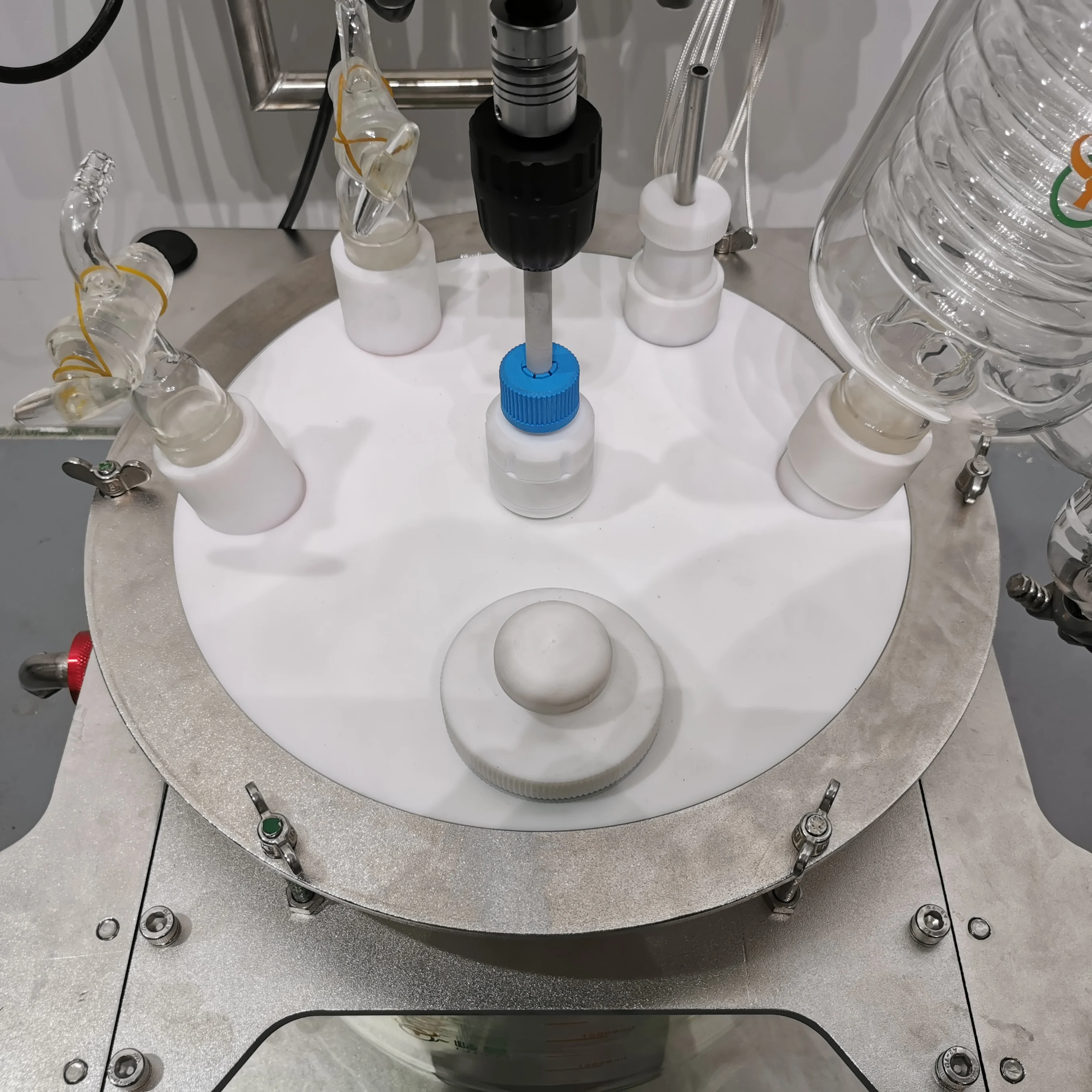 Best Quality  Glass Reactor Desktop  kettle 5L  10L  20L  50L  Customizable  Jacketed Pilot Plant Reactors