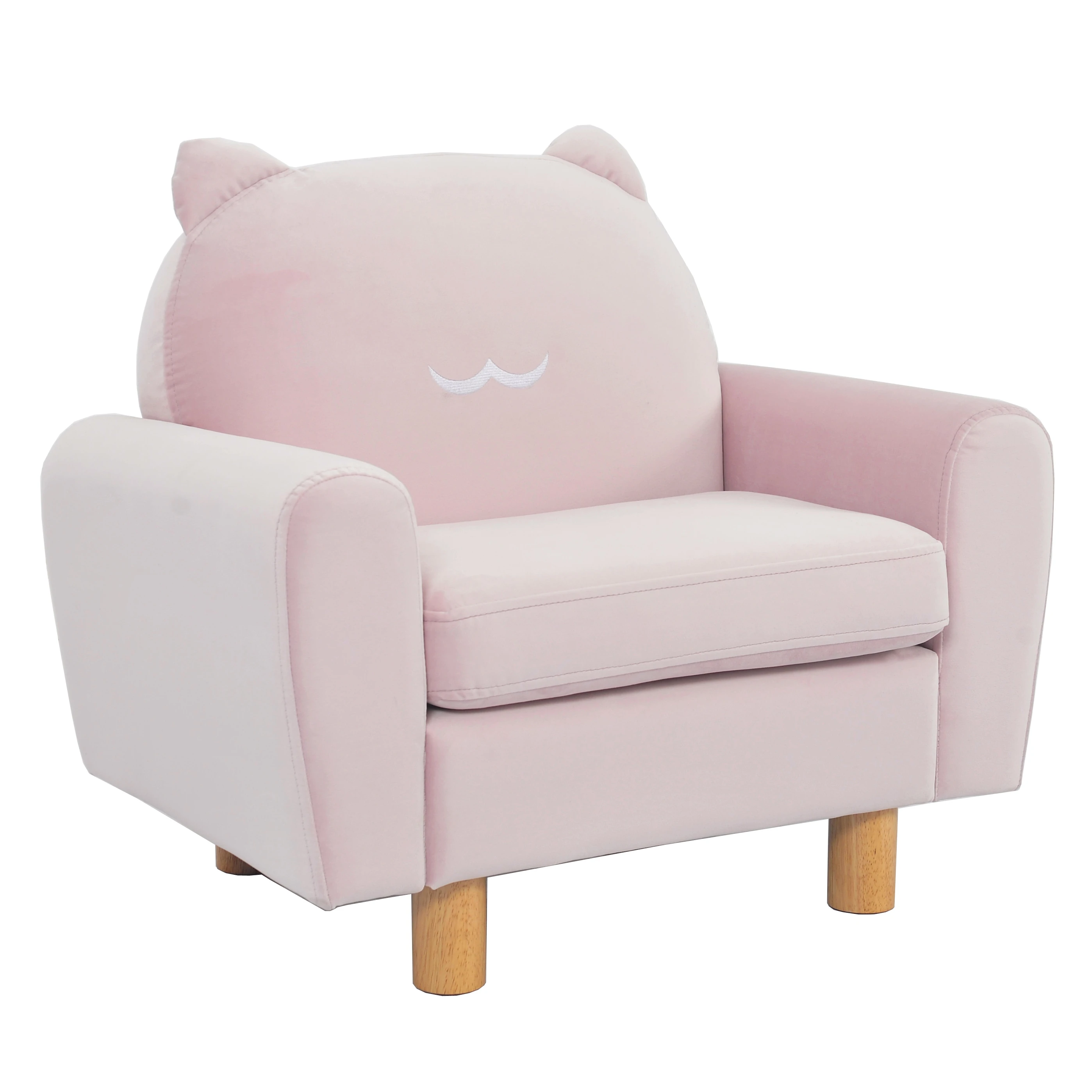 Nisco Kids Bear Design Sofa Bed Baby Children Living Room Cartoon Sofa Chair