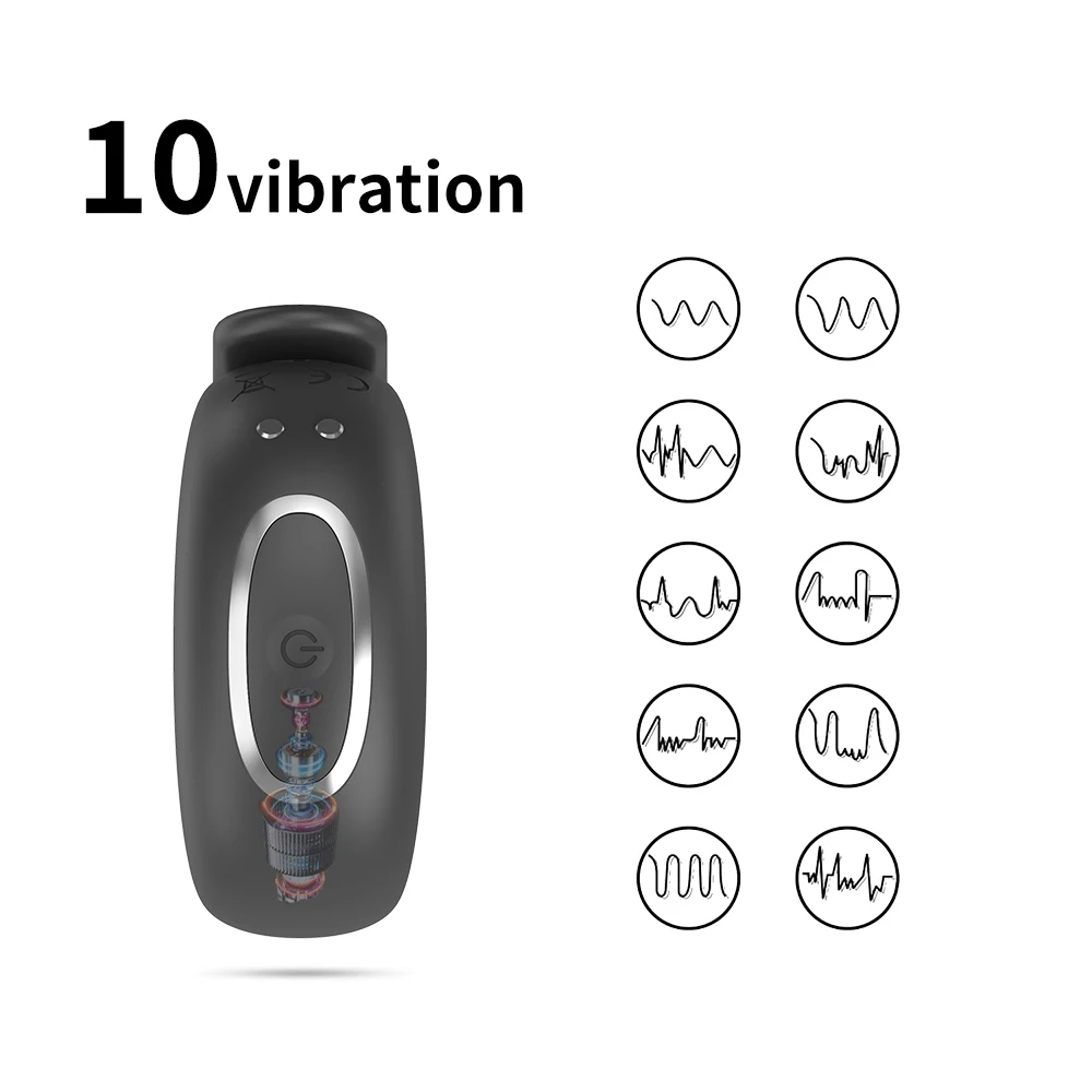 Hot selling adult toys wireless wearable vibrator pulse massage masturbation vibration lock ring for man