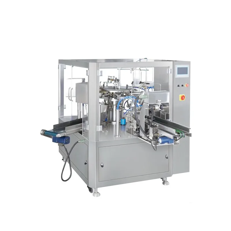 Horizontal Premade Filling Machine Doypack Doy Pack Pouch Stand Up Ziplock Zipper Pet Food Bag Packing Machine