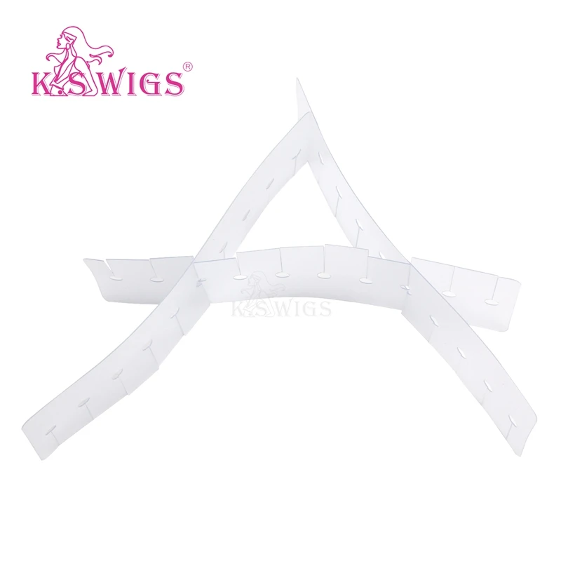 
K.S WIGS Long Film 50Pcs Multi Holes Spacer Template Heat Shield Protector for Human Hair 