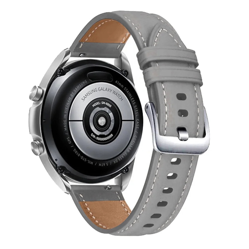 Кожаный ремешок для Samsung Galaxy Watch 3 45 мм 41