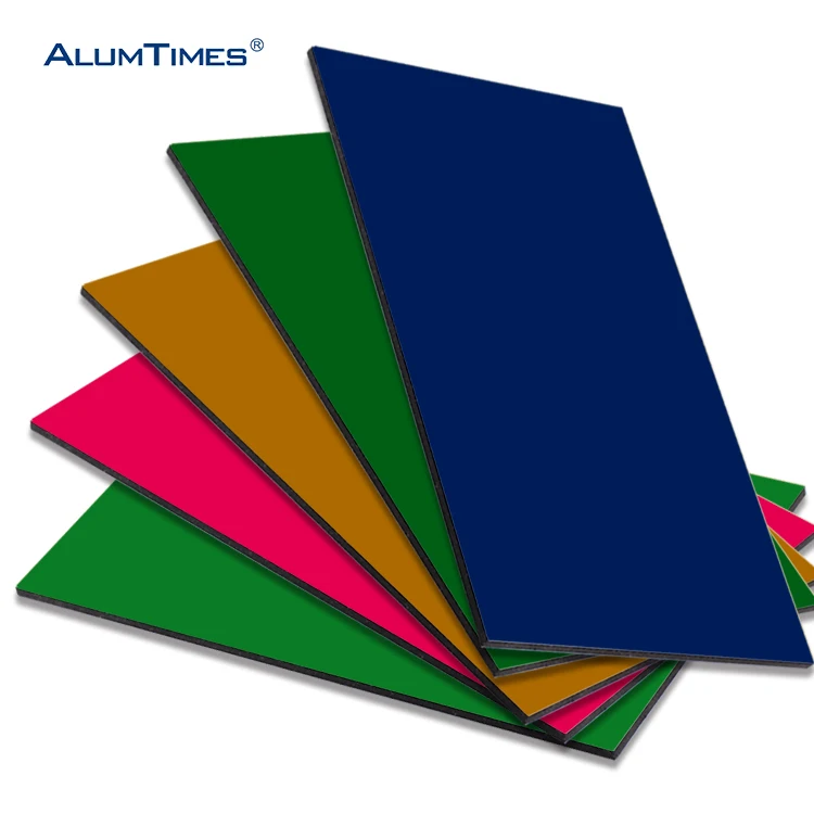 Glossy 20Mm Acp Shop Front Decoration Aluminium Composite Panel