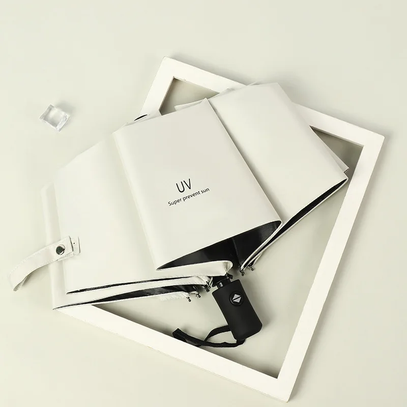 Market popular OEM 3 folding Advertising umbrella with Personalized pattern printed Windproof umbrella