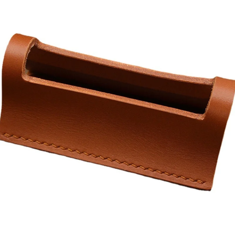 PU Leather Desk Organizer Business Card Holder and Name Card Holder