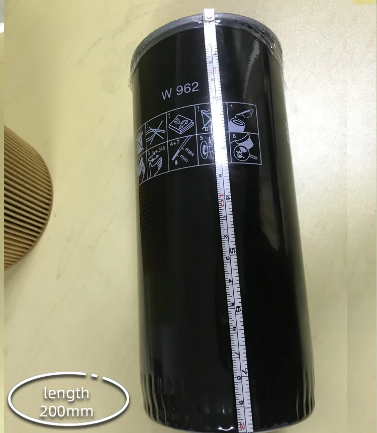 Cheap Price Air Compressor Spare Parts Screw Air Compressor Accessories W962 Oil Filter