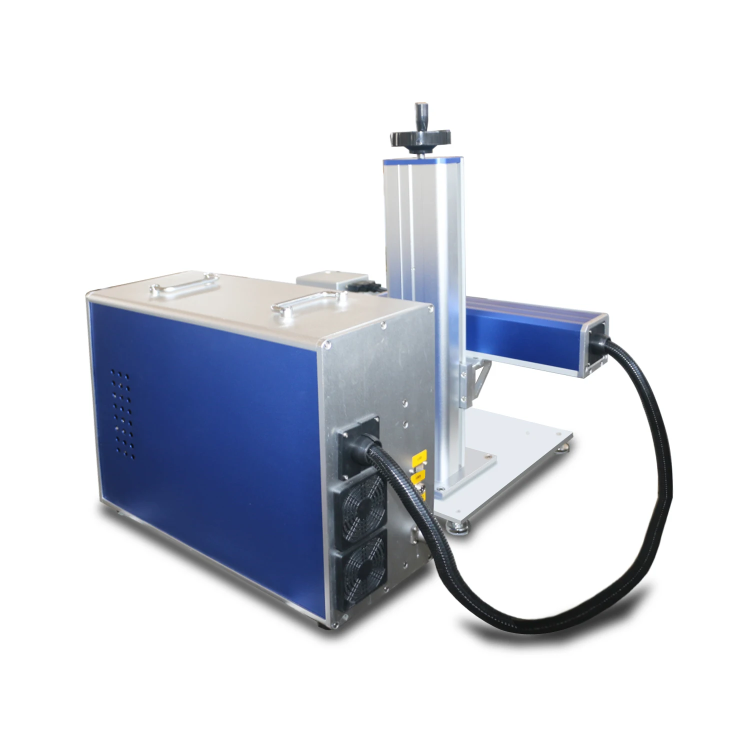 50W Fiber Laser Marking Machine 50X MAX with 300*300mm Lens EZCAD 2.0 Control Lightburn Software Free Goggles Rotatory for Rings