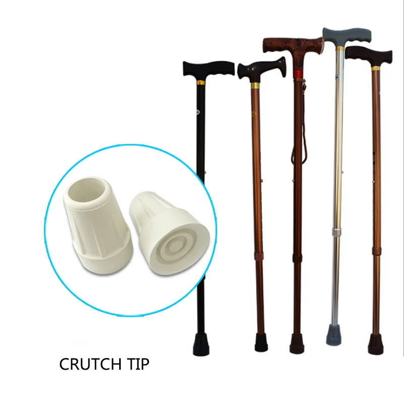 Plastic TPR Cane Tip Crutch Shoe Walking Stick Shoe