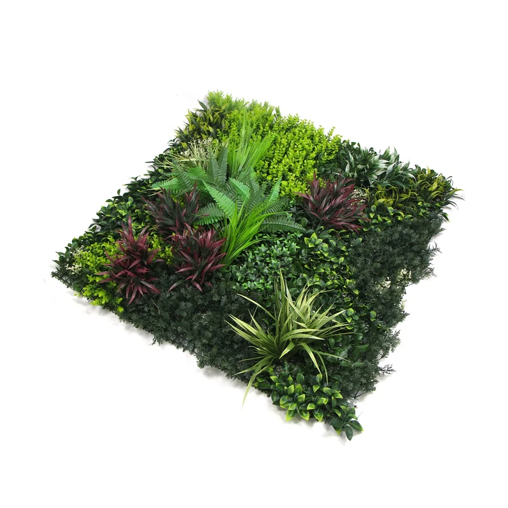 ULAND customized artificial jungle wall plants panel vertical garden green