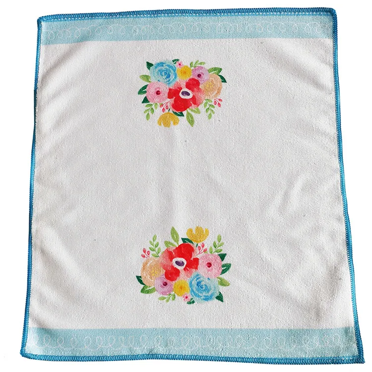 Microfiber   cloth  print kitchen cleaning cloth