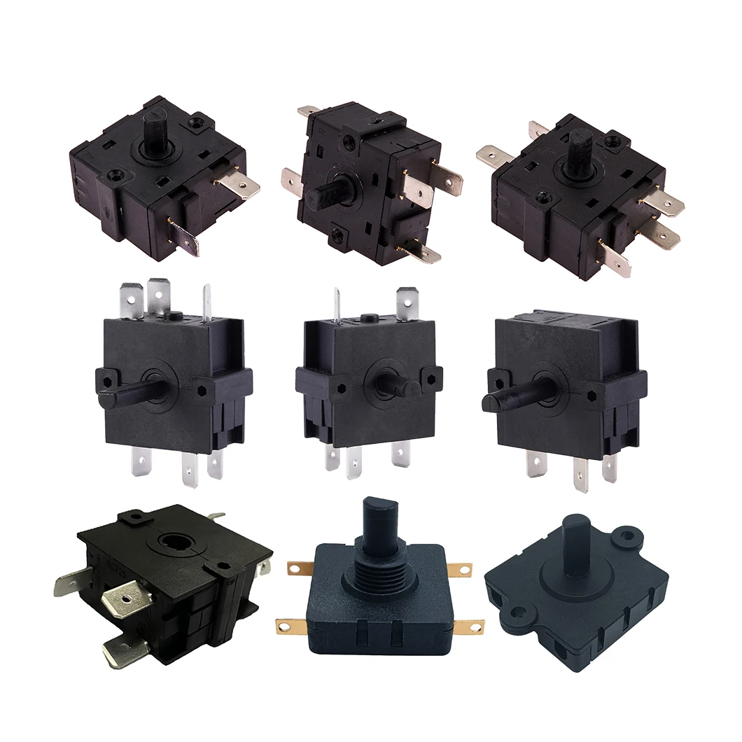 2position Black Pull Switch 250V 16A 1P1T Electric Fan Rotary On-off