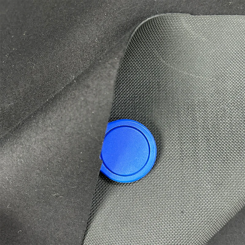 Sticky csm hypalon fabric with embossed texture for making shoes